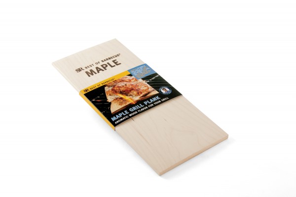 SR8164 Maple Grill Plank - Package on White