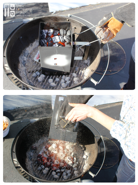Using the Charcoal Starter