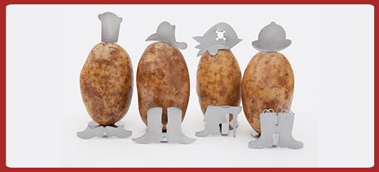 Charcoal Companion Potato People for the Grill